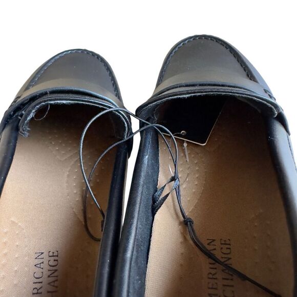 American Exchange Women’s Black Loafers Size 7W NWT - Picture 10 of 12